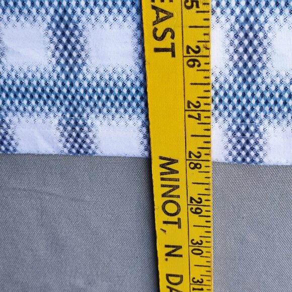 Sergio Louise Golf Polo shirt men size L blue and white colour geometric pattern - Picture 8 of 8